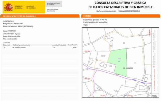 VENTA DE 2 FINCAS COLINDANTES Y PARCELABLES DE 12.016 M2 EN SANTA EULALIA DE VIGIL (SANTOLAYA)-SIERO